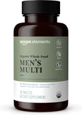 Amazon Elements Organic Whole Food Men's Multi 60 tablets