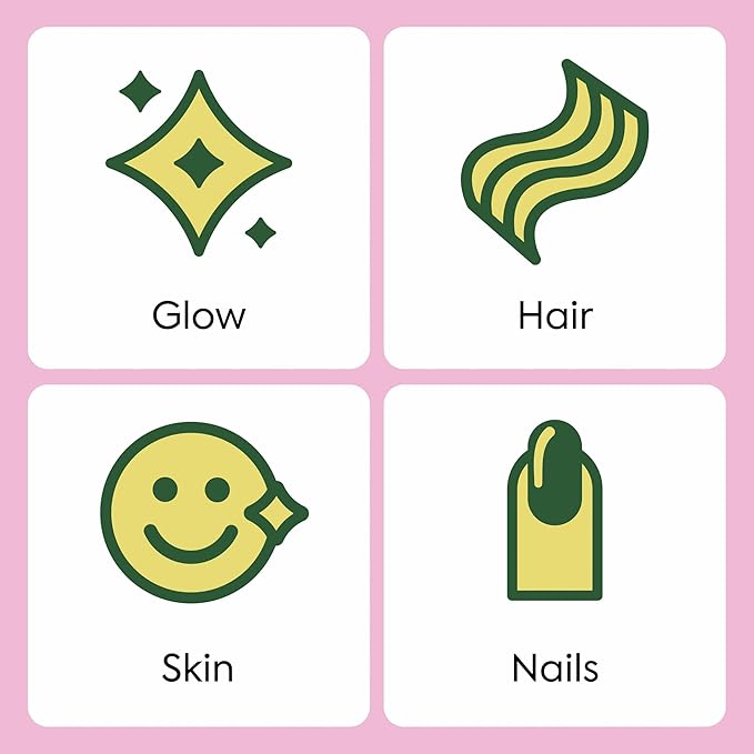 Plant People WonderBeauty Hair Skin &amp Nails Rejuvenation Gummies with Tremella Mushroom Collagen Peptides Keratin &amp Biotin – Watermelon Flavor 60 Gummies