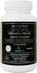 Vegan Glucosamine Chondroitin MSM Joint Support Supplement for Women and Men. Snow Mushroom Chondrotin Sulfate OptiMSM® Mobility Cartilage &amp Flexibility Support Shellfish-Free Non-GMO 120 Capsul