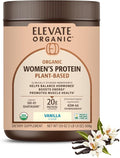 Women’s Plant Protein Powder Vanilla Pea Protein with KSM-66 Ashwagandha® Organic SRI-81™ Shatavari &amp Acti Veda™ (20g Protein)