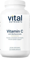 Vital Nutrients Vitamin C with Bioflavonoids - Vegan Supplement for Immune Support* - 1000mg Vitamin C and 500mg Citrus Bioflavonoid - Gluten Dairy and Soy Free - Non-GMO - 220 Capsules