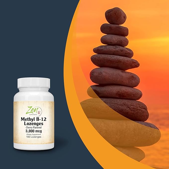 Best Metholated b12 Vitamin &amp B12 with Folic Acid Supplement - with Vitamins B-6 Folic Acid Biotin - Support Cardiovascular Health Healthy Immune System Brain &amp Nerve Function - 100 Lozeng