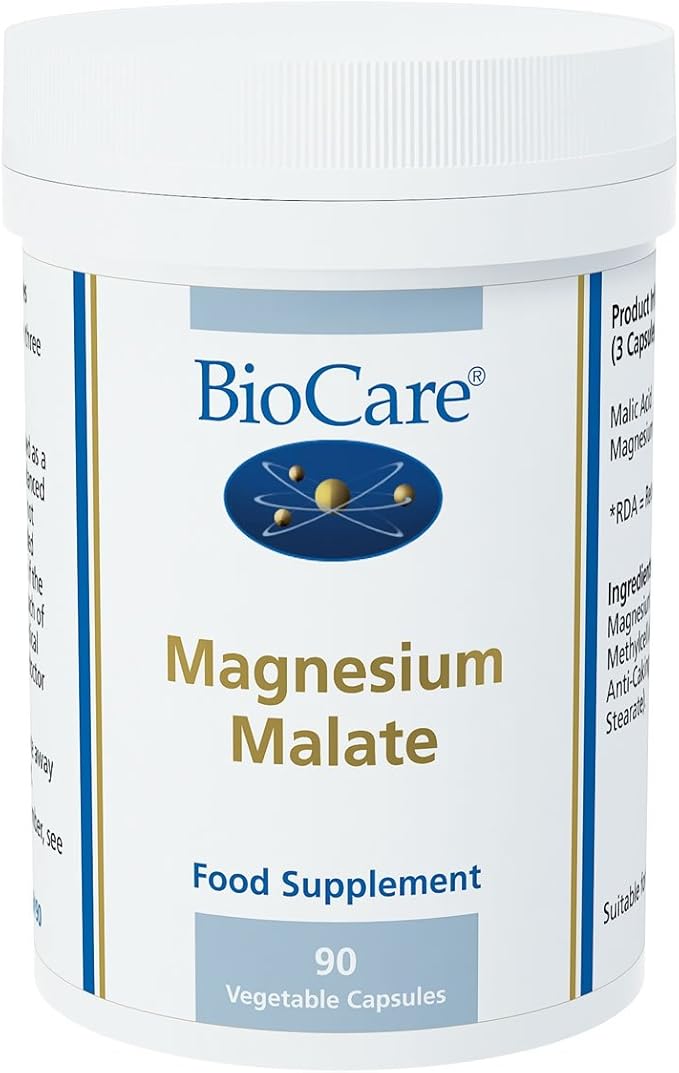 (6 Pack) - Biocare - Magnesium Malate | 90 Vegi's | 6 Pack Bundle