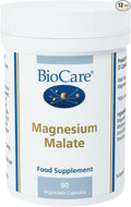 (12 Pack) - Biocare - Magnesium Malate | 90 Vegi's | 12 Pack Bundle