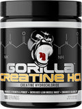 Gorilla Mind CON-CRĒT® Creatine HCl W/Pepsin Unflavored | GI-Friendly Alternative | Muscle Size Power Output Strength Brain Health &amp Performance | Convenient 2.5 Grams per Serving 100 Serving