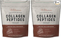 Live Conscious Collagen Peptides Powder - Chocolate Collagen Powder - Hair Skin Nail and Joint Support - Type I &amp III Grass-Fed Collagen Supplements for Women and Men (2-Pack)
