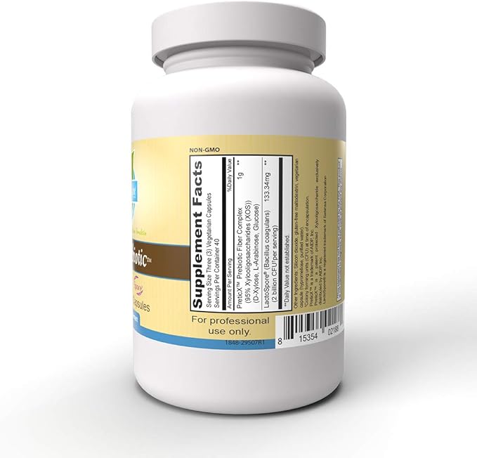 Priority One Vitamins Pre+Probiotic 120 Vegetarian Capsules - Support for Healthy Gut Microflora* Clinical Strength