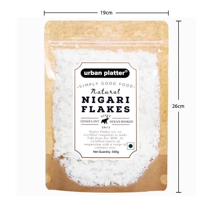 Urban Platter Natural Nigari Flakes 500g [Magnesium Chloride Flakes]