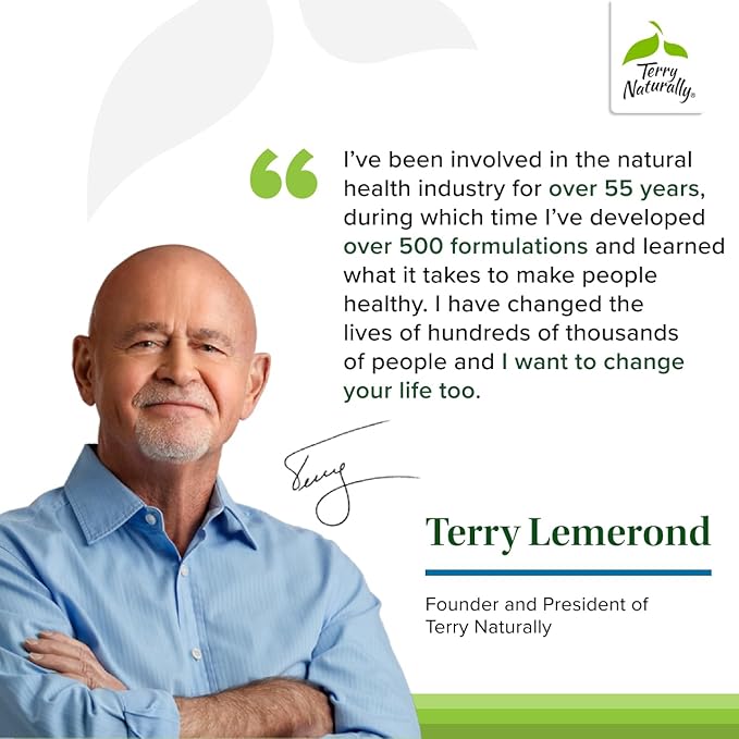 Terry Naturally Aronia Berry Complex - Antioxidant Support Supplement with Grape Seed Extract - Dietary Supplement Formula to Support Healthy Heart Function - 60 Capsules (60 Servings)