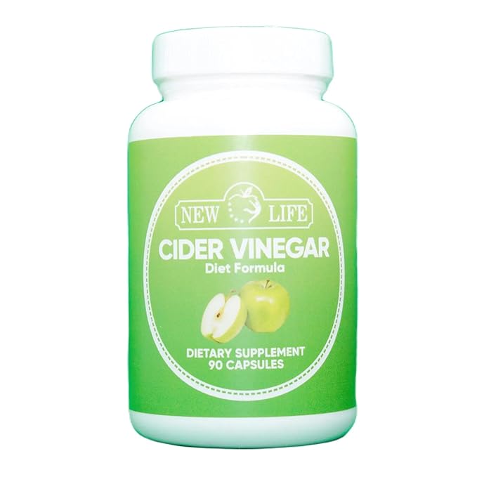 New Life Cider Vinegar 900mg Diet Support 90 Capsules