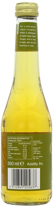 Aspall Organic Cyder Vinegar 350ml - 2 Pack