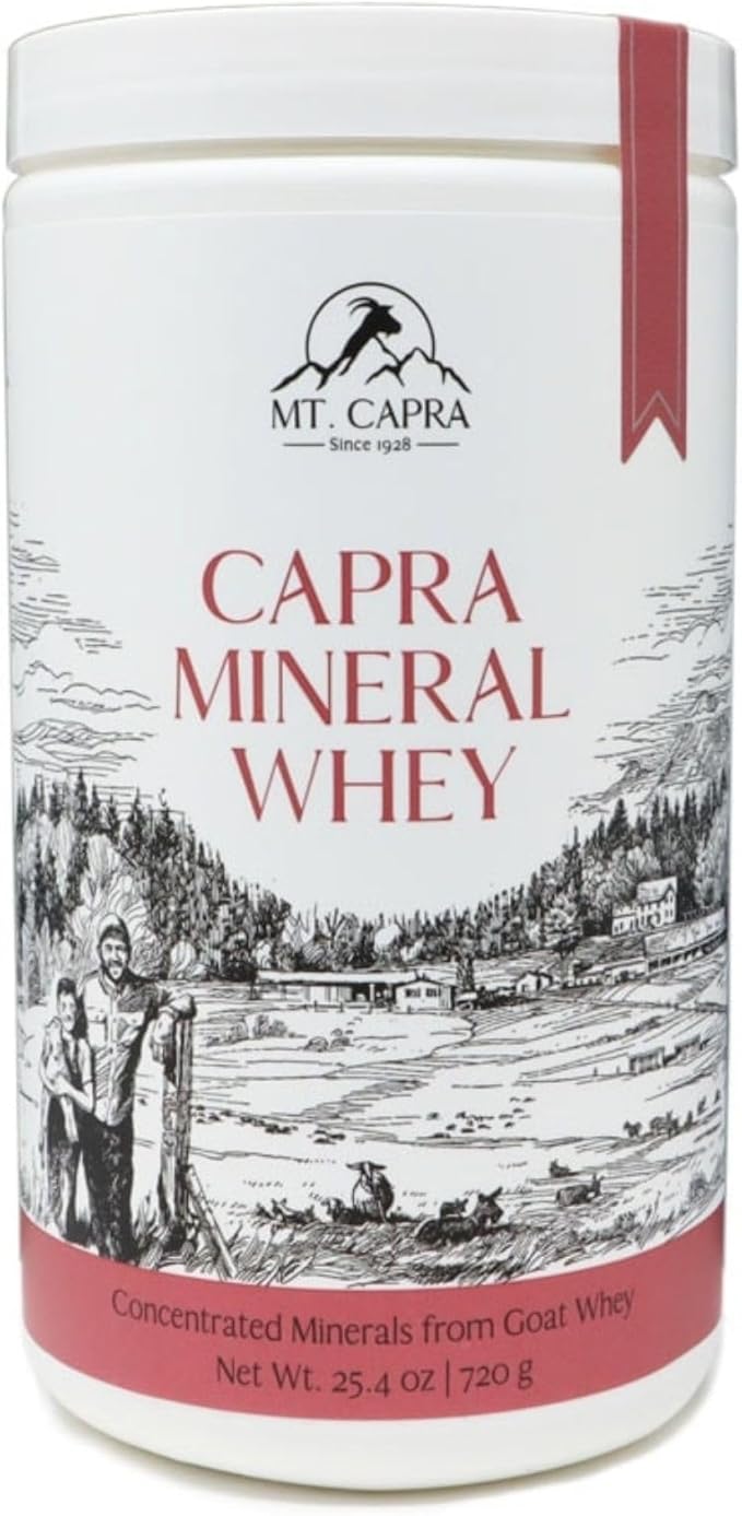 Mt. Capra Deep 30 (Strawberry Splash) Mineral Whey and Clean Minerals with Collagen Peptides