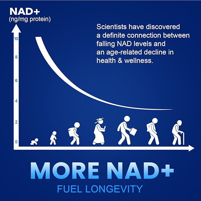 NMN 1000mg Per Serving Maximum Strength - 99% Pure NMN (Nicotinamide Mononucleotide) for NAD Cell Immune Energy Anti-Aging &amp Longevity Stabilized NMN Supplements 1000mg - 240 Veggie Capsules