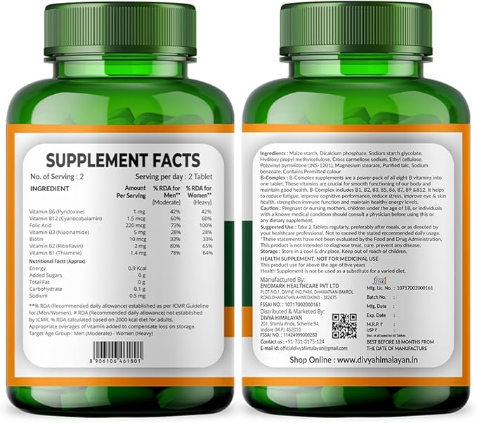 Plant Based Vitamin B Complex Supplement | Methylated Vitamin B12 1000 mcg with B1 B2 B3 B5 B6 | B12 Sublingual &amp Organic B Vitamins for Energy Nervous System Digestion &amp Immunity – 60 T