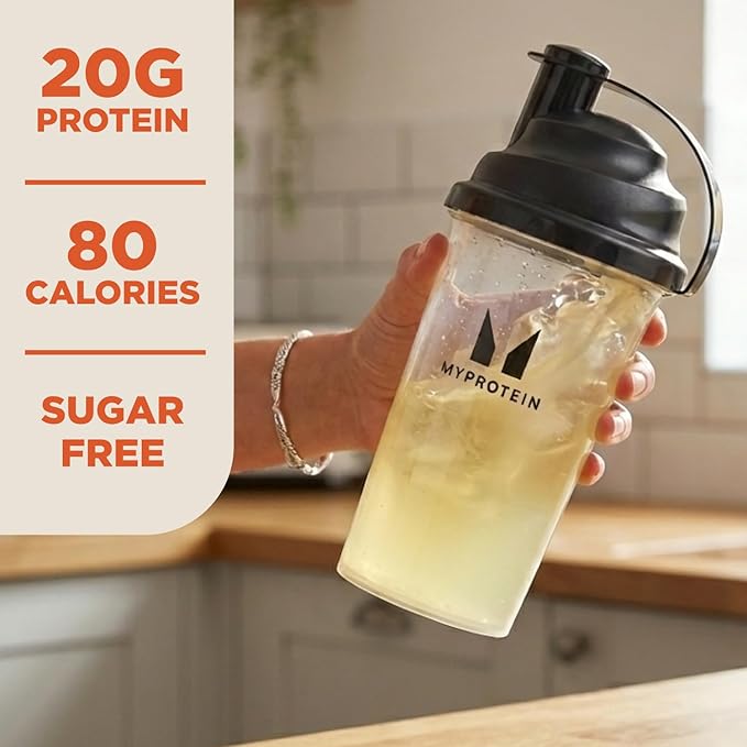 Myprotein Clear Whey Isolate Protein Powder 1.1 Lb (20 Servings) Peach Mango 20g Protein per Serving Naturally Flavored Drink Mix Daily Protein Intake for Superior Performance