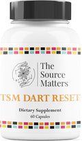 Dart Reset Dietary Supplement | Cognitive and Stress Response Formula with L-Theanine Bacopa Rhodiola and Ashwagandha for Cortisol Balance and Brain Health (60 Capsules)