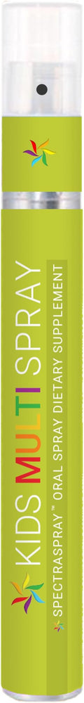 Spectraspray Kids Multivitamin Oral Spray – 10 Essential Vitamins D3 (500IU) &amp B12 Active Form for Immune Support Ideal for Back to School 30 Day Supply