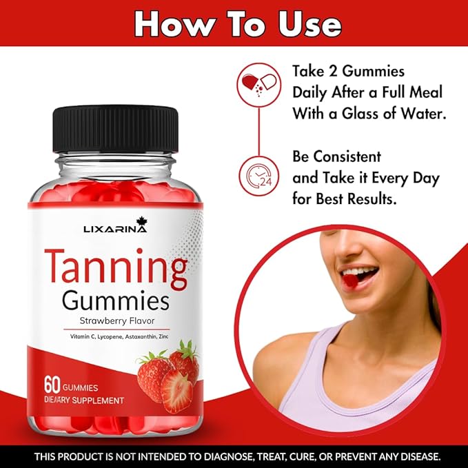 Tanning Gummies | Tanning Gummies for Women | gummie for Men | 300 Gummy