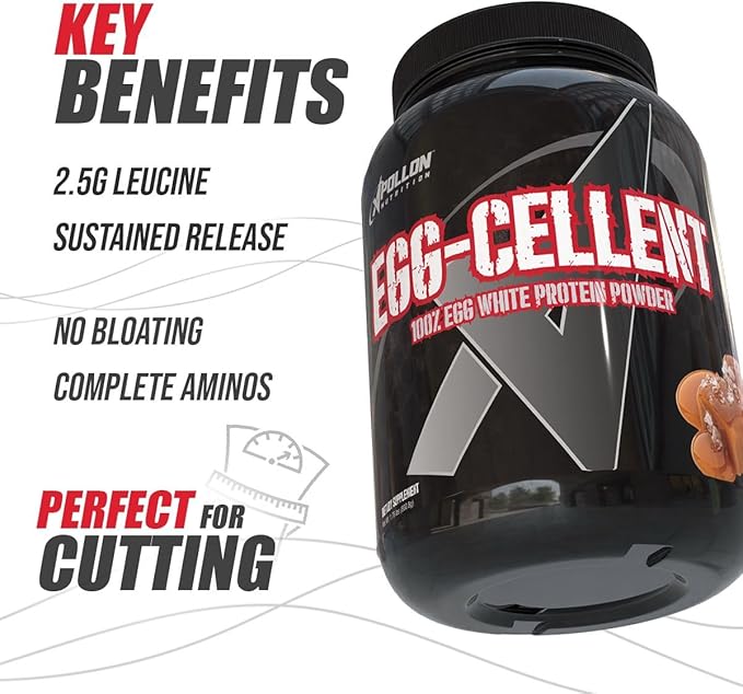 Apollon Nutrition Egg-Cellent | 24g Egg White Protein Powder Recovery Muscle Growth for Men &amp Women Dairy Free Gluten Free Lactose Free Keto-Friendly (Chocolate Marshmallow)