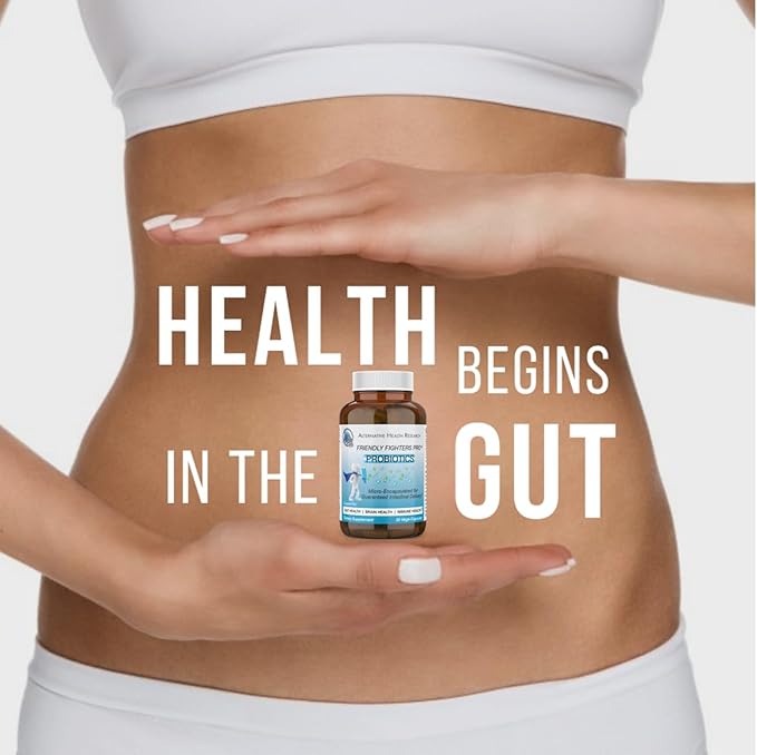 Friendly Fighters Pro® Probiotic | 3 Month Supply | Men &amp Women | Digestive &amp Immune Health* | Healthy Inflammation* &amp Allergy Relief* | Micro-Encapsulated for Guaranteed Delivery | Safe D