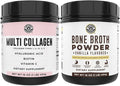 Left Coast Performance Vanilla Bone Broth and Multi Collagen Powder for Joint Hair Skin and Nails Support