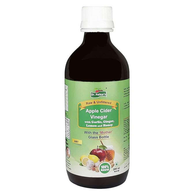 Dr. Patkar's Apple Cider Vinegar with Garlic Ginger Lemon and Honey 200ml