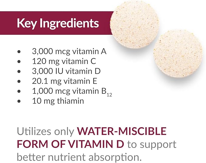 Bariatric Advantage Chewable Essential Multivitamin Without Iron - 200 DV of Key Nutrients - Trace Mineral Support - Multivitamins for Bariatric Patients - Berry - 180 Count