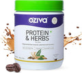 OZiva Protein &amp Herbs Men with MultivitaminsAshwagandhaBrahmiMaca Musli for Improved Stamina Lean Muscles &amp Recovery 1.1 lbs Cafe Mocha. Soy Free Gluten Free Non GMO