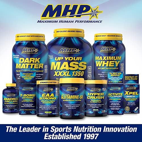 Maximum Human Performance Probolic-SR Sustained Release Protein Powder 24g Protein BCAAs Glutamine Arginine Pre-Workout Post-Workout Nighttime Protein 2lbs 26 Servings Vanilla