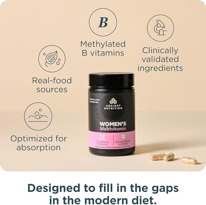 ANCIENT NUTRITION Ancient Nutrients Women's Multivitamin 90ct 90 CT
