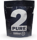 2-Pure Protein Powder - Only 2 Ingredients | Keto Unsweetened Low Carb Gluten Free Non-GMO | 26G Milk Protein Isolate Powder - 30 Servings (2 Pound Real Vanilla)