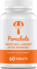 Parachute - Smoother Landings After Drinking | DHM and Milk Thistle Blend | Supplement to Promote Alcohol Metabolism and Support Liver Health | 60 Tablets