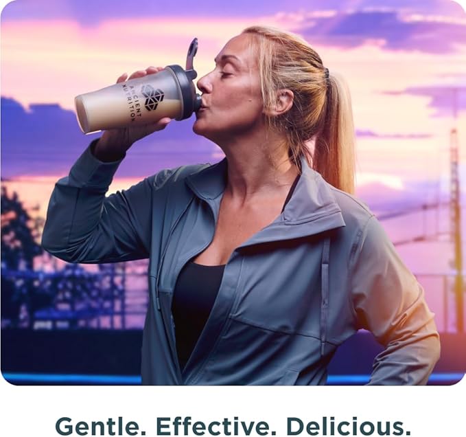 Ancient Nutrition Grass Fed Whey Protein + Fat Loss Blend Vanilla Cinnamon 23g Protein Promotes Fat Loss and Boost Metabolism Organic Regenerative A2/A2 Milk Protein18 Servings