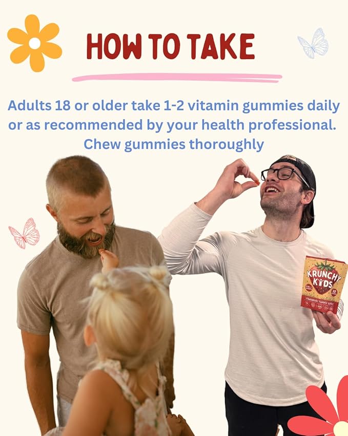 Vitamin D3 Gummies for Adults 5000 IU - Clean Ingredient Plant-Based Formula Strawberry Flavor Parent Formulated Vegan Dye-Free Made in USA 30 Count