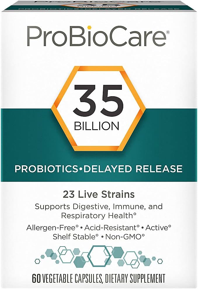 Probiotic - 35 Billion CFUs - Supports Digestive Health (60 Vegetable Capsules)
