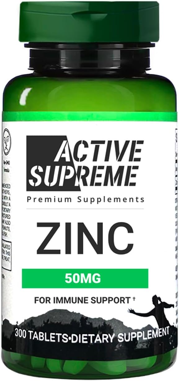 3 Pack Zinc Citrate 50 mg - Supplement to Support Immune System &amp Reproductive Health