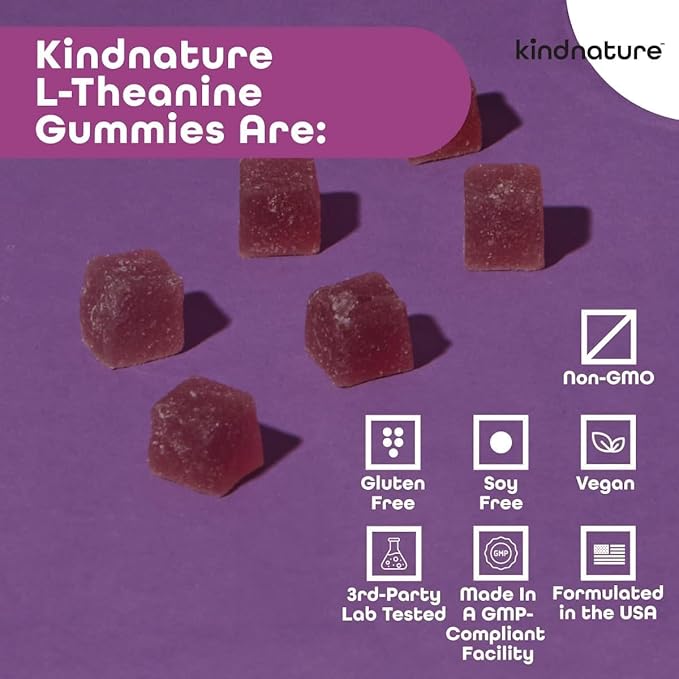 Kids Omega &amp KINDNATURE L-Theanine Bundle - Smart Growth + Calm Balance for Kids &amp Families