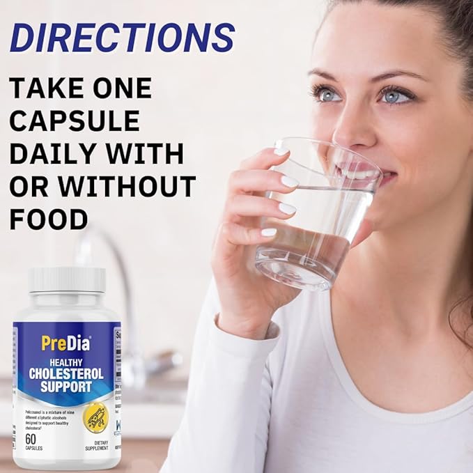 PREDIA - Healthy Cholesterol Support - (Policosanol 20 mg)
