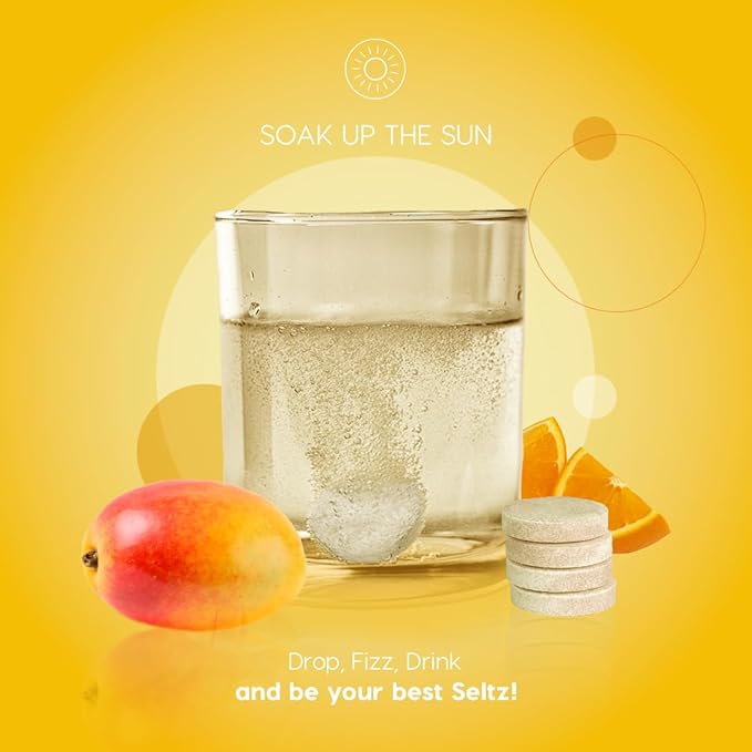 Seltz® D-fense &amp D-Light Pack - Vitamin D + Immune Support Effervescent Vitamins (Soak up The Sun + Support Your Immune Function) with Vitamin D3 (5000 IU) Elderberry Vitamin C and Zinc