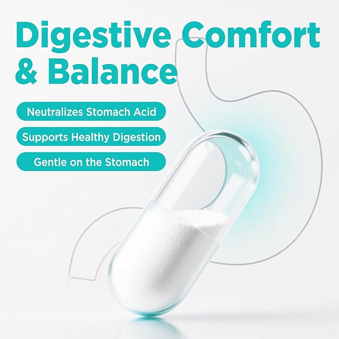 Magnesium Carbonate 500mg High Absorption Supplement for Digestive Health Muscle &amp Nerve Function 3 Month Supply Vegan Non-GMO Gluten-Free 90 Capsules