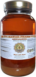Hawaii Pharm Ashwagandha Liquid Extract Ashwagandha (Withania Somnifera) Dried Root Tincture Supplement 32 oz Unfiltered