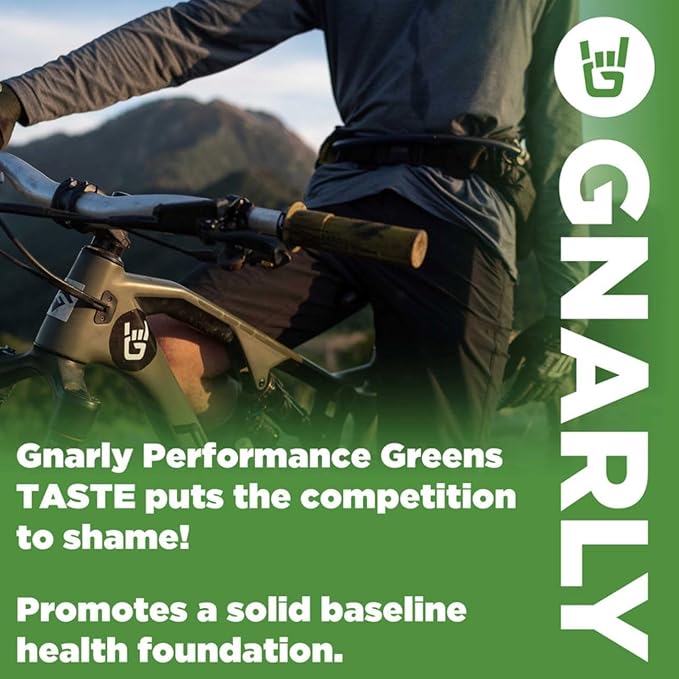 Gnarly Nutrition Performance Greens Blueberry Açai (11.64 oz) and Gnarly Whey Grass-Fed Protein Supplement Chocolate (32.0oz)