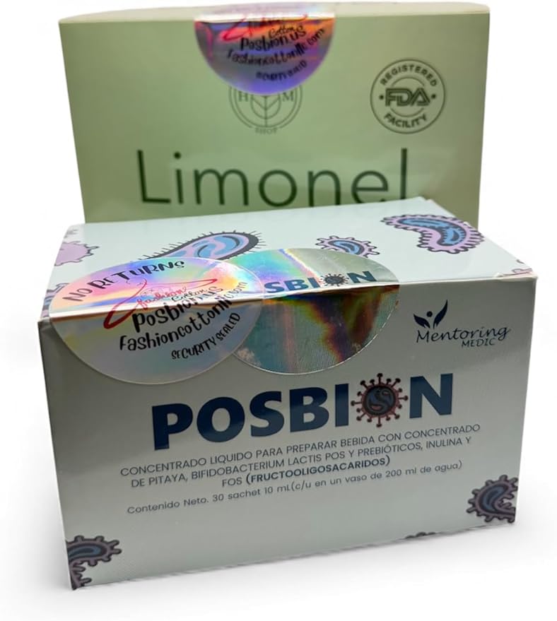 Limonel y Posbion Liquid Fiber and posbiotic