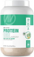 NutraOne ProteinOne Whey Protein Promote Recovery and Build Muscle with a Protein Shake Powder for Men &amp Women (Mint Chip Ice Cream 2 LB)