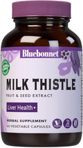 BlueBonnet Milk Thistle Fruit and Seed Extract Supplement 60 Count