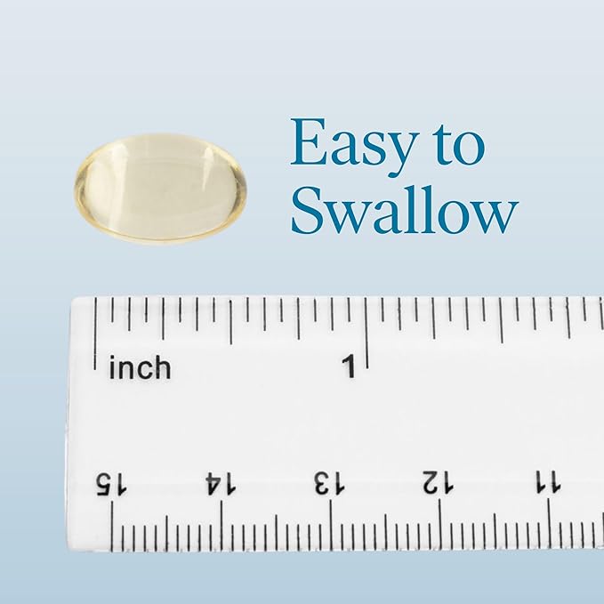 The 'Pause Life Omega 3 Vitamin D &amp K2 Gluten Free Supplement Fish Oil and Vitamin Formula Immune Support Daily Wellness Routine Natural Ingredients Dairy Free Unflavored 120 Softgels