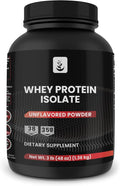 PURE ORIGINAL INGREDIENTS Whey Protein Isolate 3 lb Instantized Unflavored