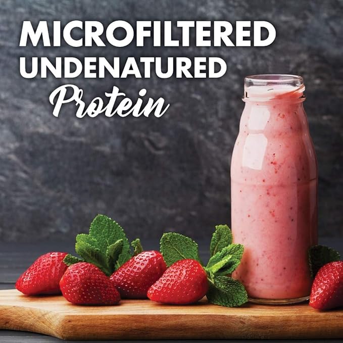 Bluebonnet Nutrition Whey Protein Isolate Powder from Grass Fed Cows No Sugar Added Gluten &amp Soy Free Kosher Dairy 17.6 Oz