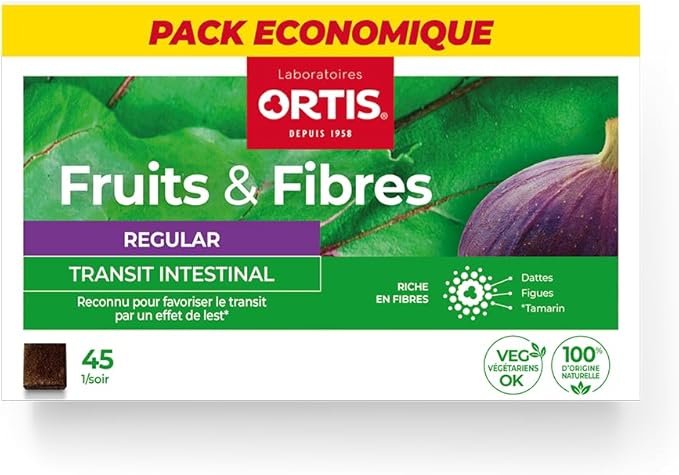 Ortis Fruits &amp Fibres Regular 45 Squares to Chew