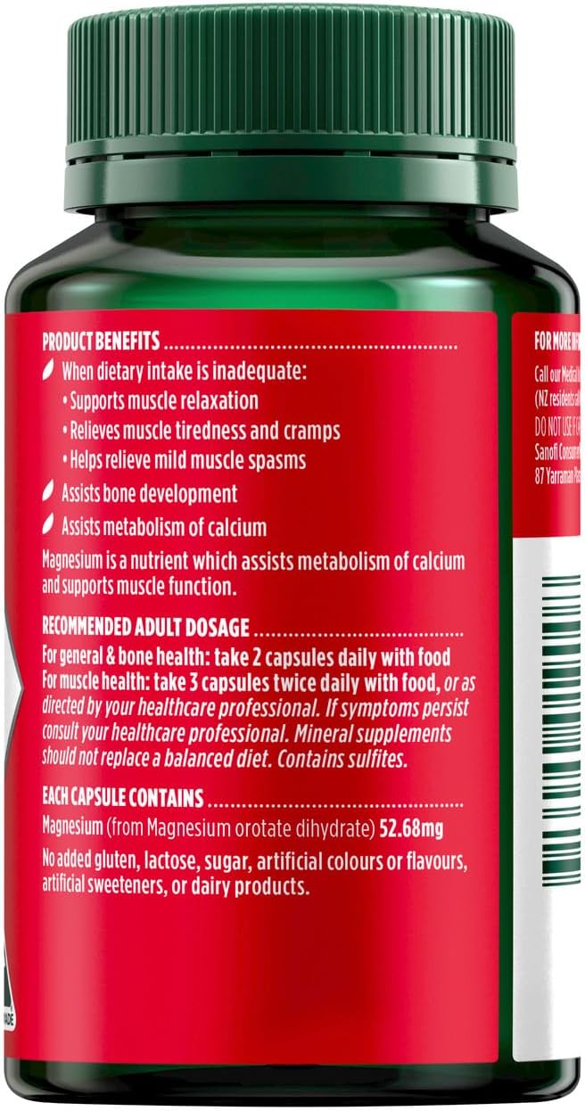 Nature's Own High Strength Magnesium Orotate 800mg 60 Capsules
